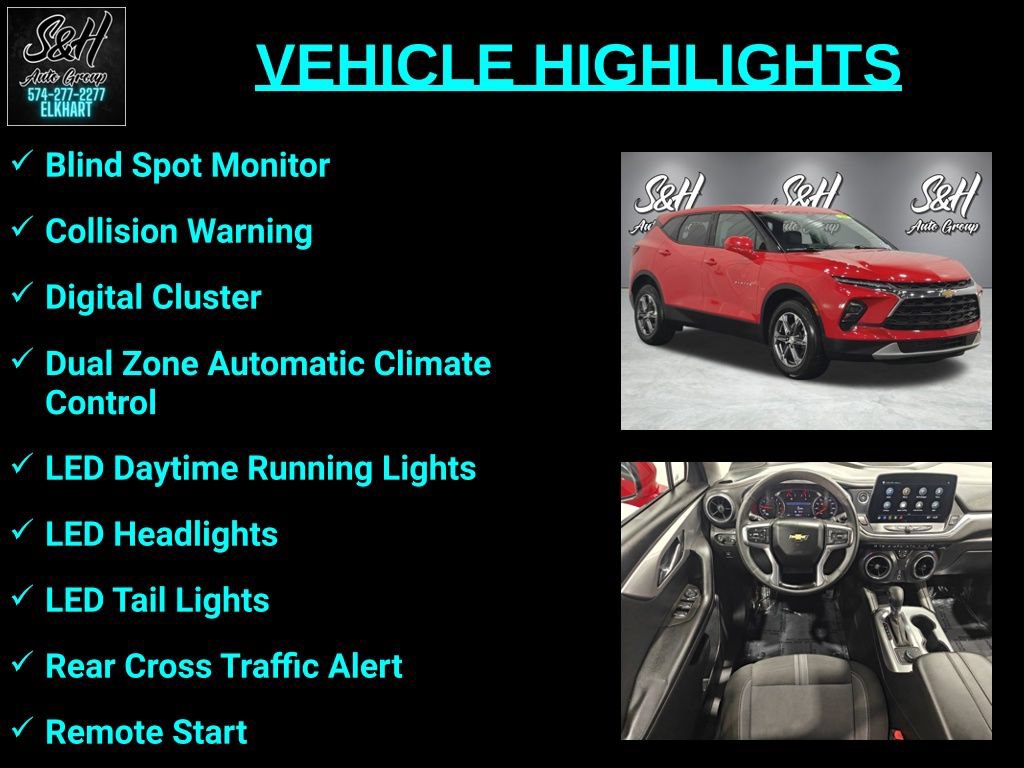 Used 2023 Chevrolet Blazer LT w/ Driver Confidence Package AWD/4WD image 3