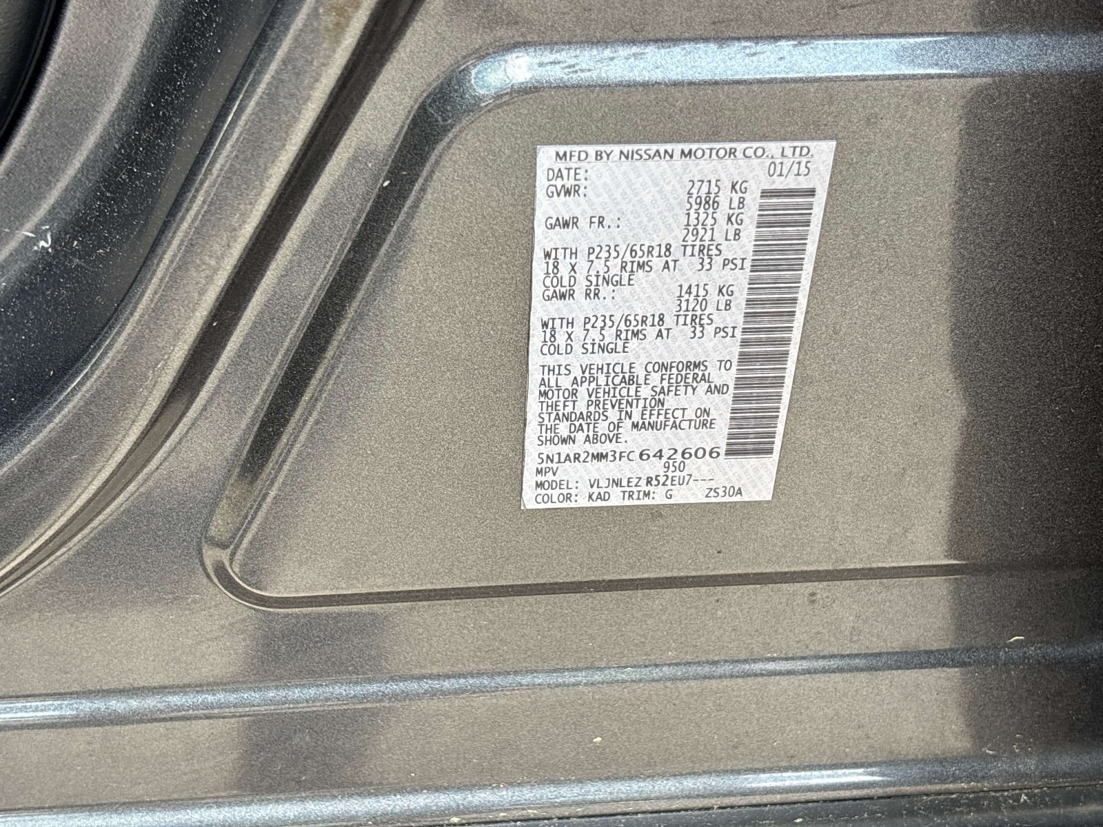 Used 2015 Nissan Pathfinder SV FWD image 30