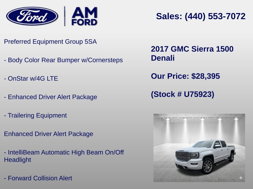 Used 2017 GMC Sierra 1500 Denali AWD/4WD image 36