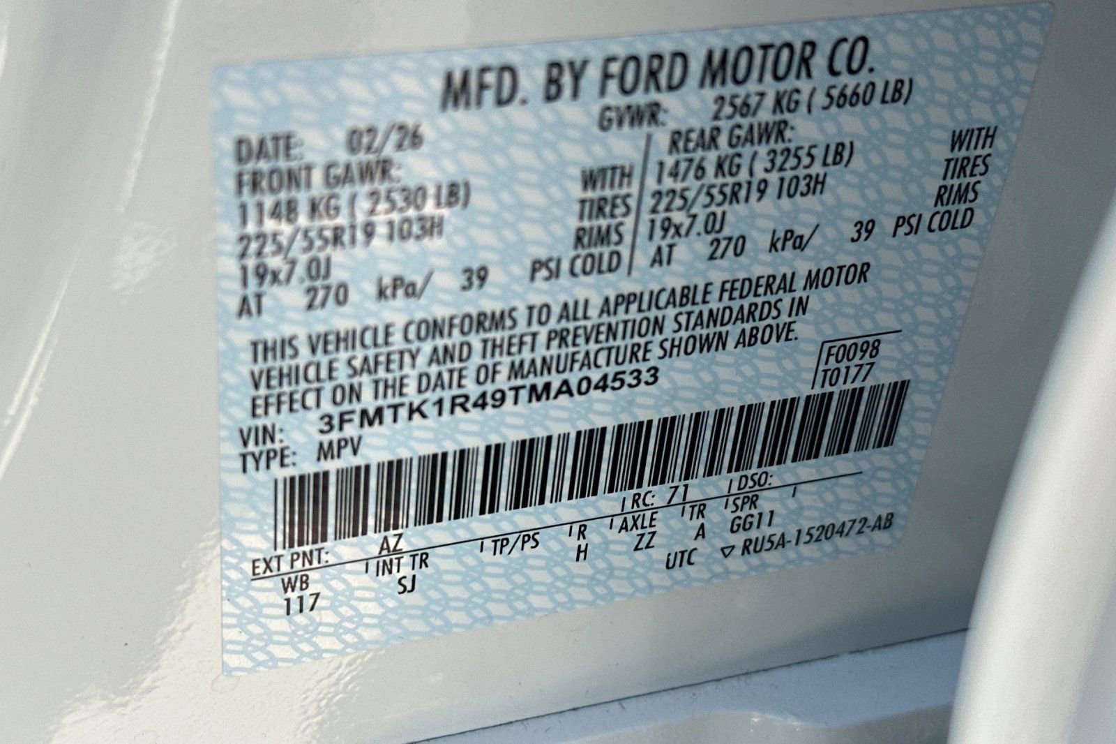 New 2026 Ford Mustang Mach-E Select w/ Interior Protection Package RWD image 27