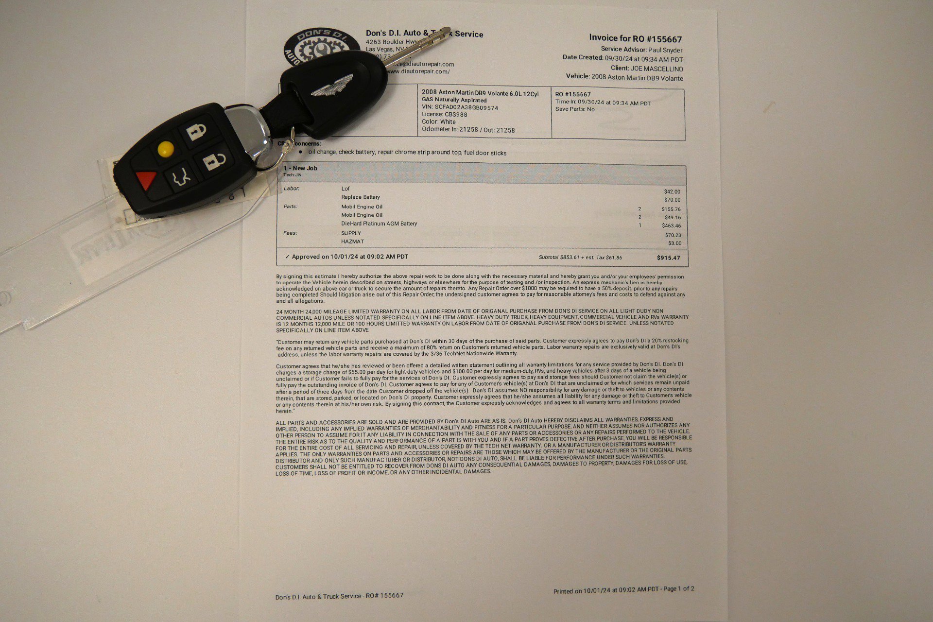 Used 2008 Aston Martin DB9 Volante RWD image 61