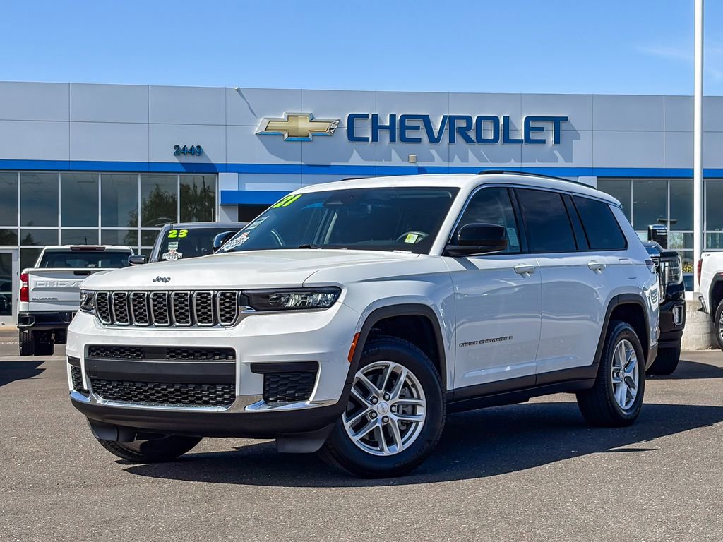 Used 2021 Jeep Grand Cherokee L Laredo w/ Luxury Tech Group I RWD image 1
