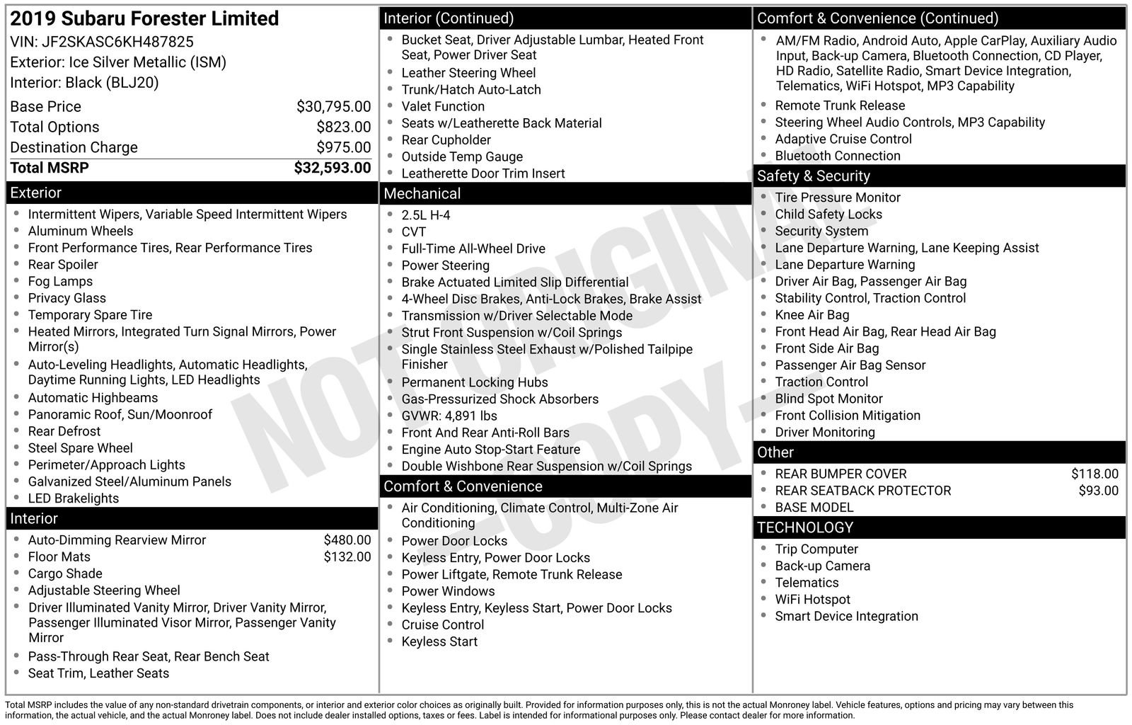Used 2019 Subaru Forester Limited image 14
