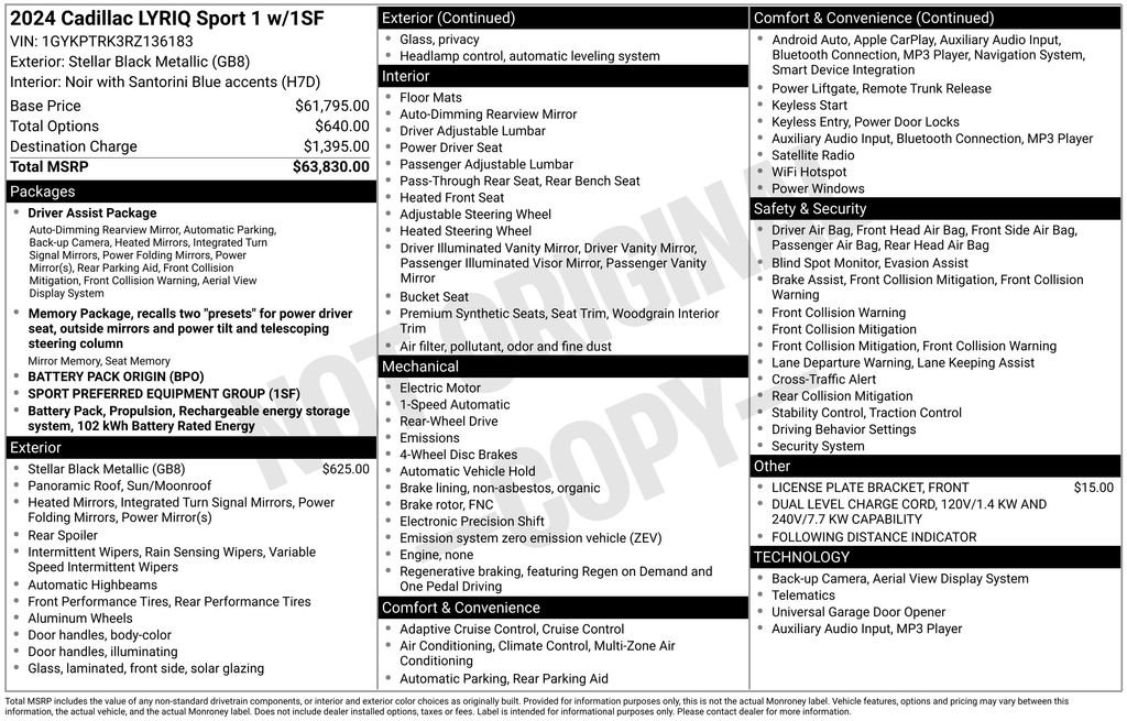 Used 2024 Cadillac Lyriq Sport image 93