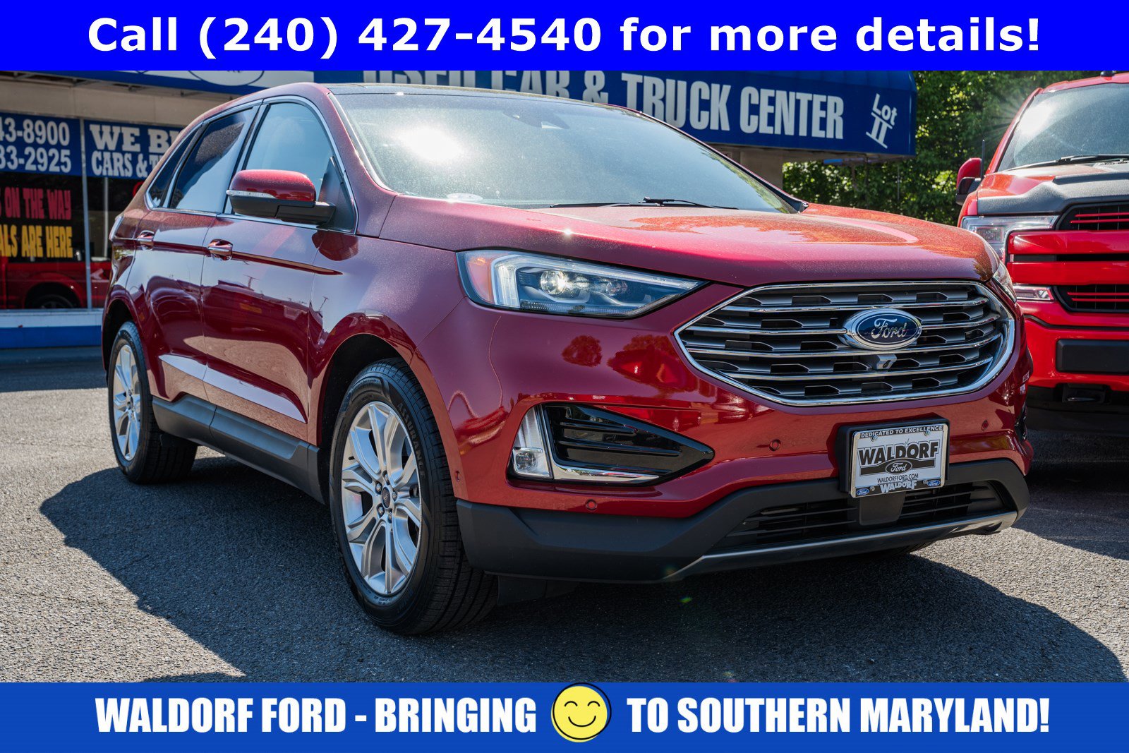 Certified 2020 Ford Edge Titanium w/ Equipment Group 301A AWD/4WD image 1