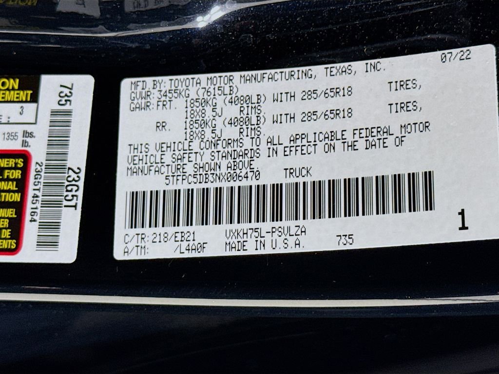 Used 2022 Toyota Tundra TRD Pro image 37