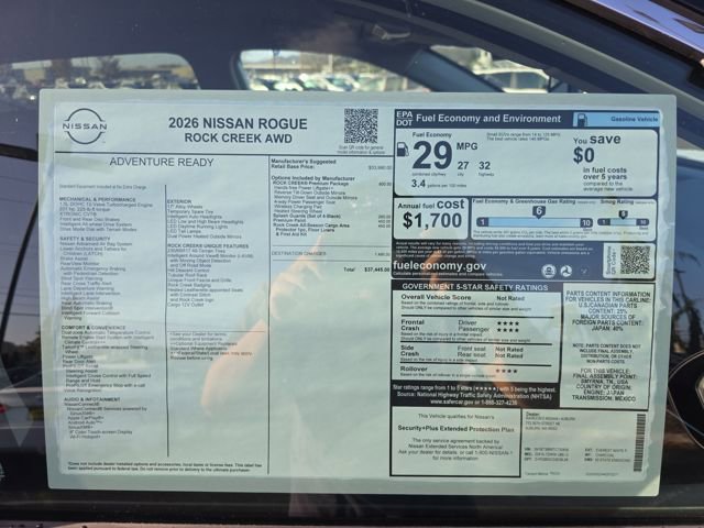 New 2026 Nissan Rogue SV w/ Rock Creek Premium Package image 29