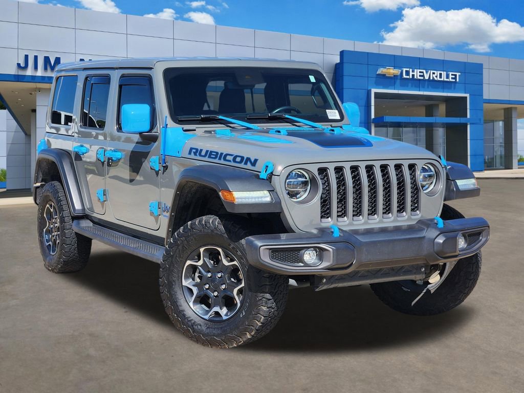 Used 2021 Jeep Wrangler Unlimited Rubicon 4xe w/ Cold Weather Group image 1