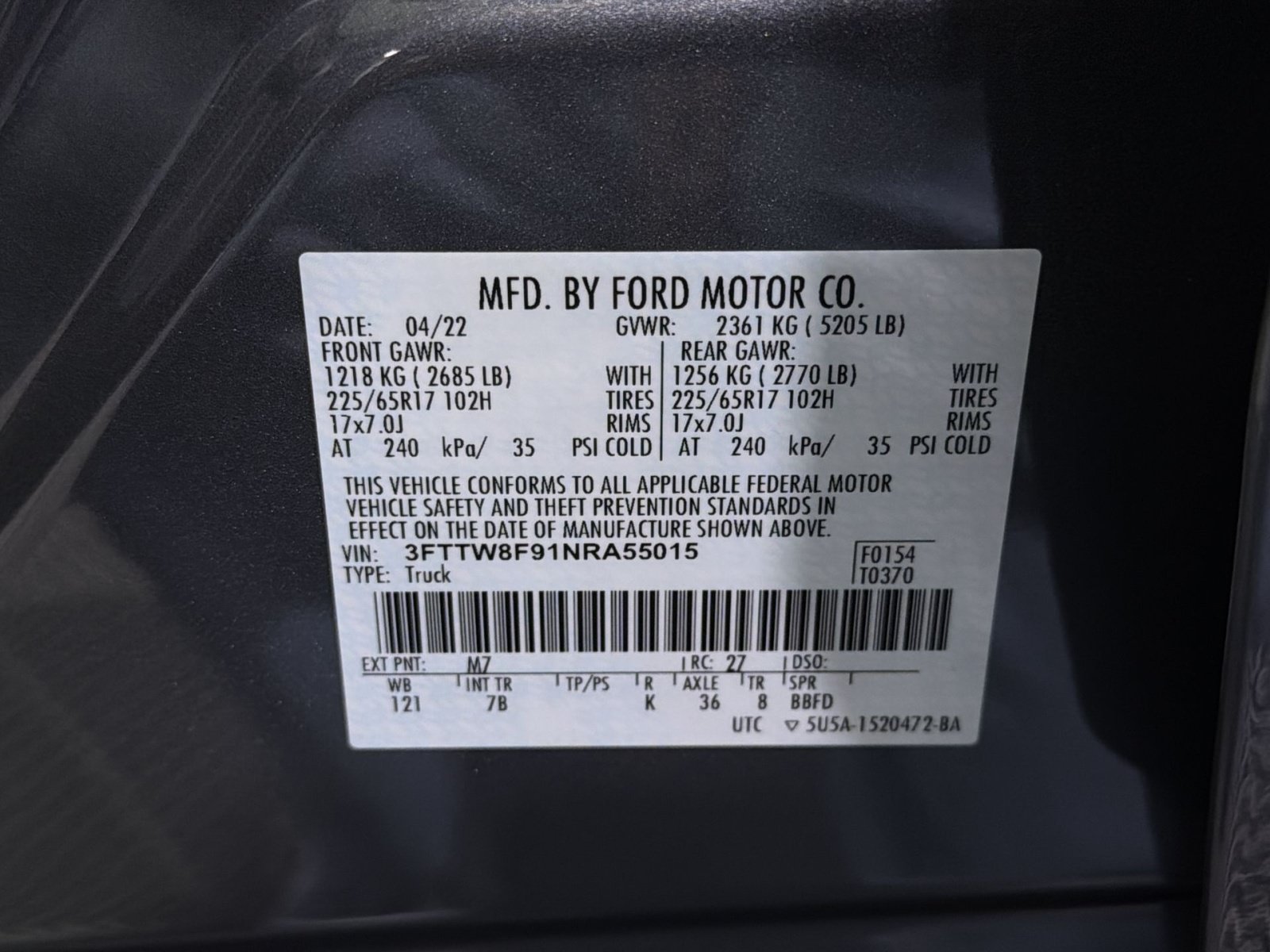 Used 2022 Ford Maverick XLT w/ Equipment Group 300A Standard AWD/4WD image 34