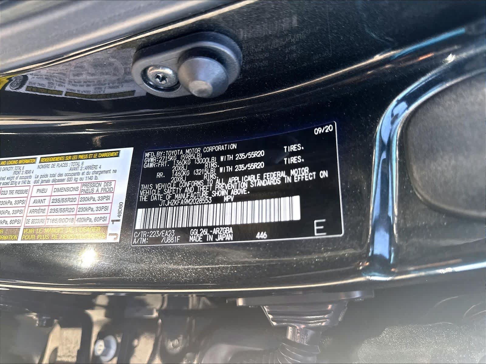 Used 2021 Lexus RX 350L Premium w/ Premium Package AWD/4WD image 22