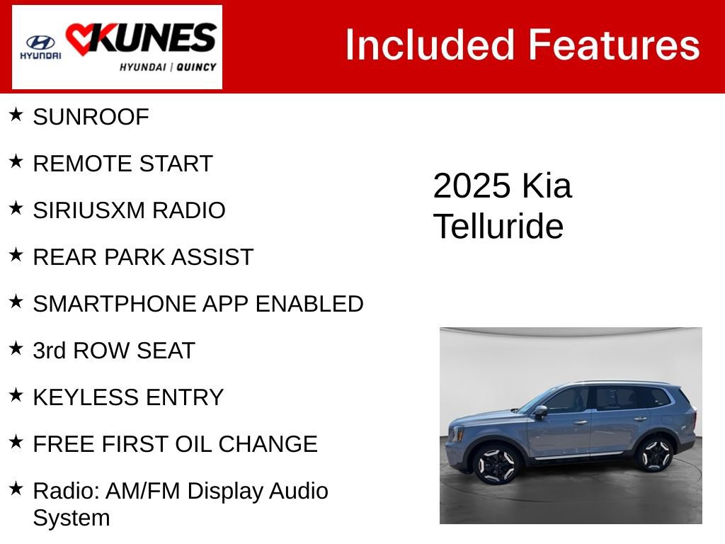 Used 2025 Kia Telluride S AWD/4WD image 3