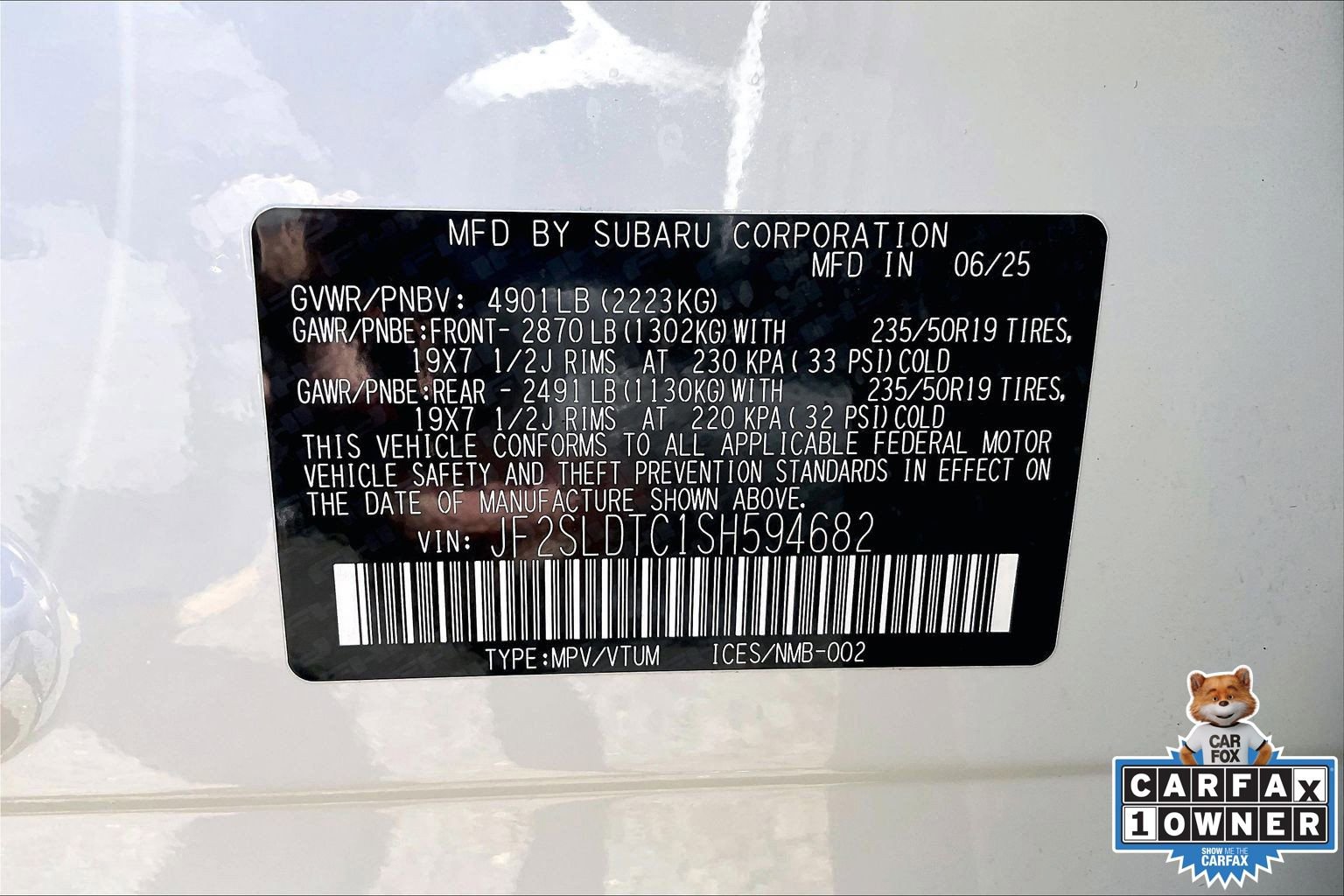 Certified 2025 Subaru Forester Touring image 33