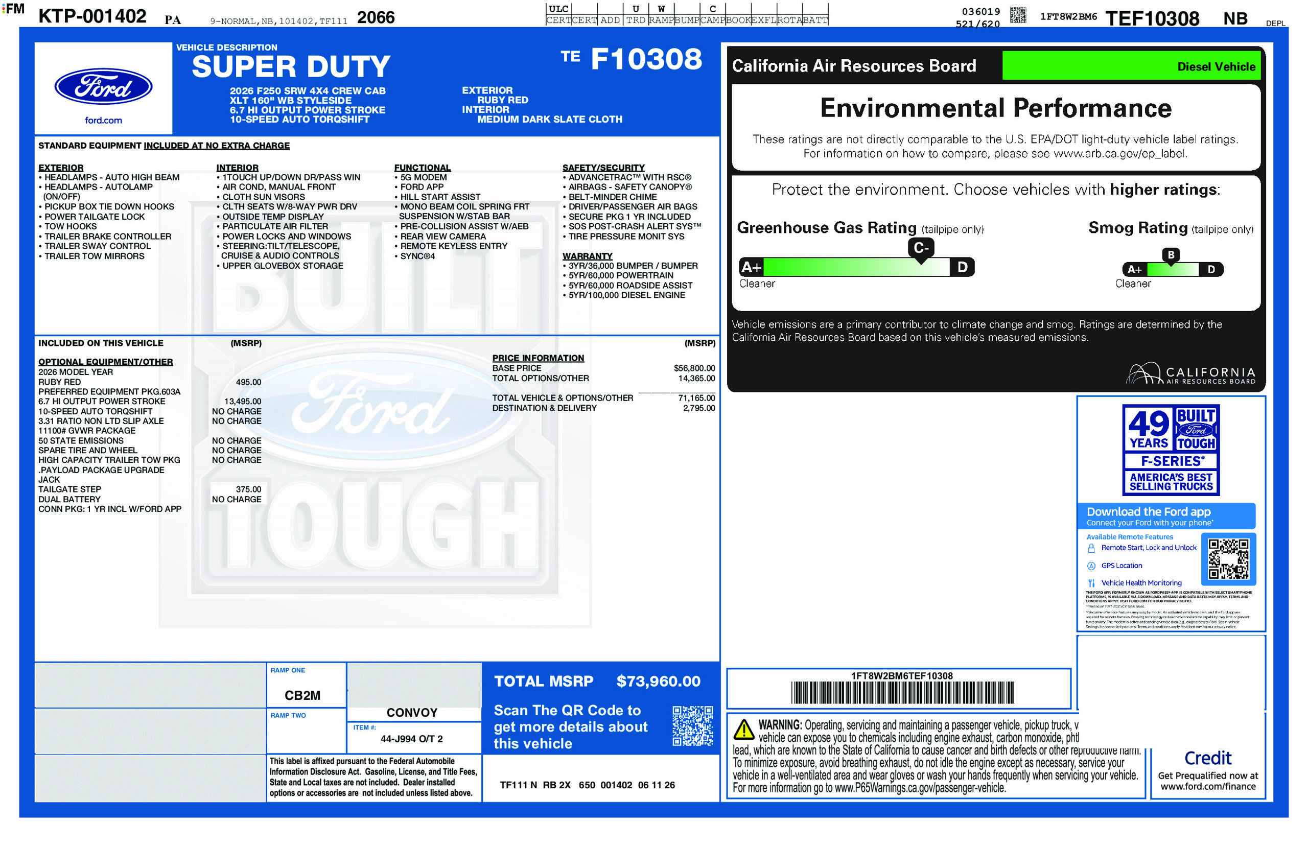 New 2026 Ford F250 XLT AWD/4WD image 6