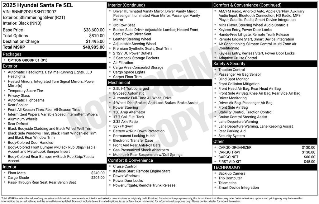 Used 2025 Hyundai Santa Fe SEL image 41