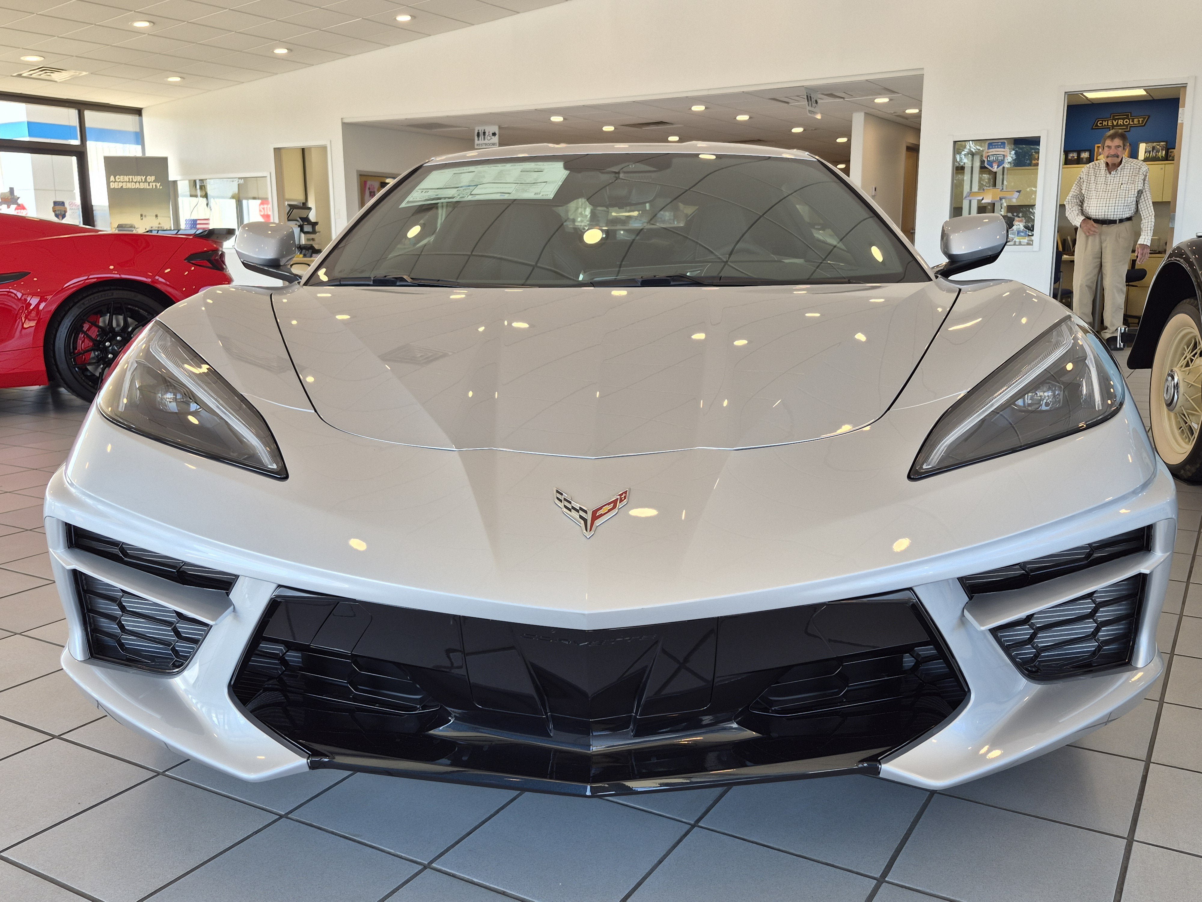 New 2027 Chevrolet Corvette Stingray Coupe w/ Chrome Exterior Badge Package RWD image 2