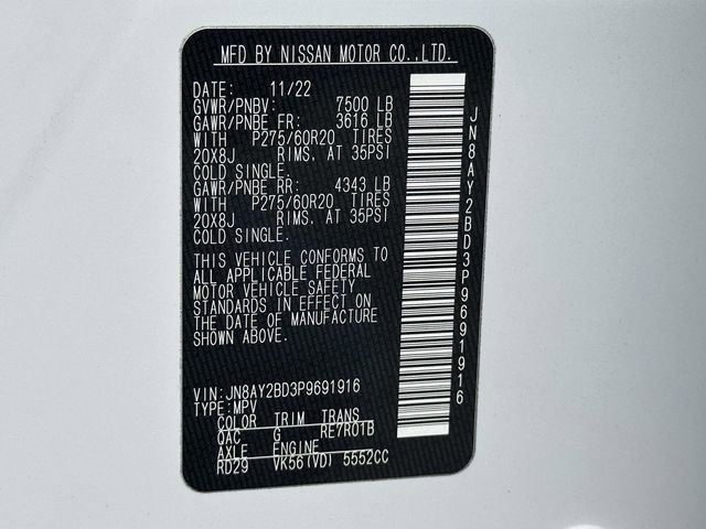 Used 2023 Nissan Armada SL w/ Cargo Package image 27