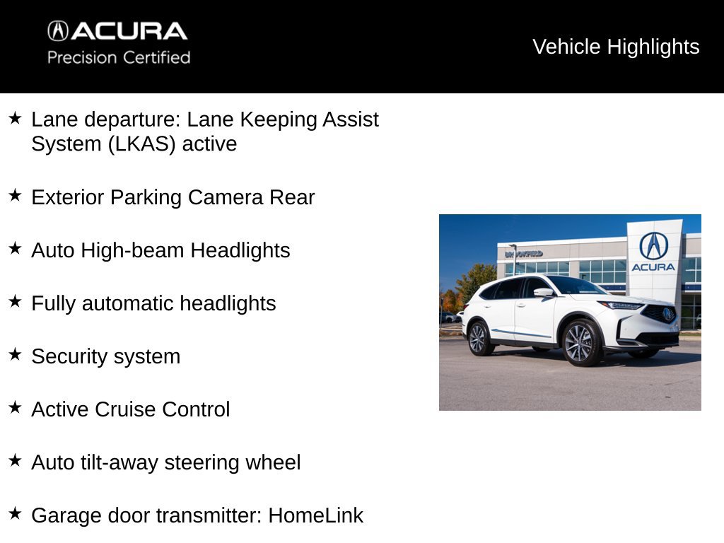 Certified 2025 Acura MDX w/ Technology Package AWD/4WD image 17
