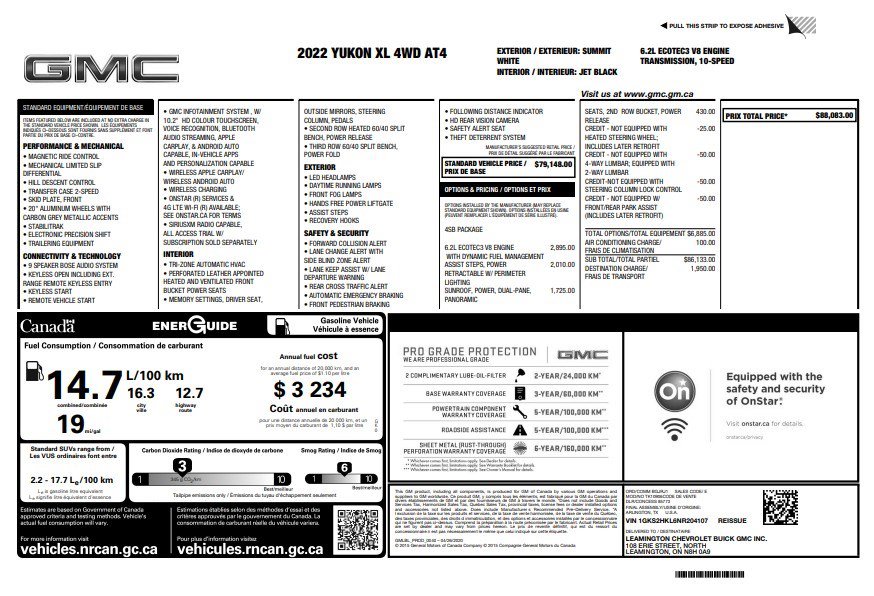 Used 2022 GMC Yukon XL AT4 AWD/4WD image 37