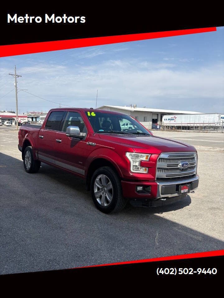 Used 2016 Ford F150 Platinum w/ Equipment Group 701A Luxury AWD/4WD image 1