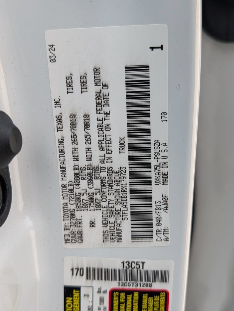 Used 2024 Toyota Tundra SR5 AWD/4WD image 30