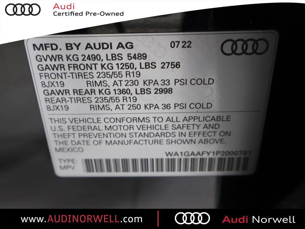 Certified 2023 Audi Q5 2.0T Premium AWD/4WD image 3