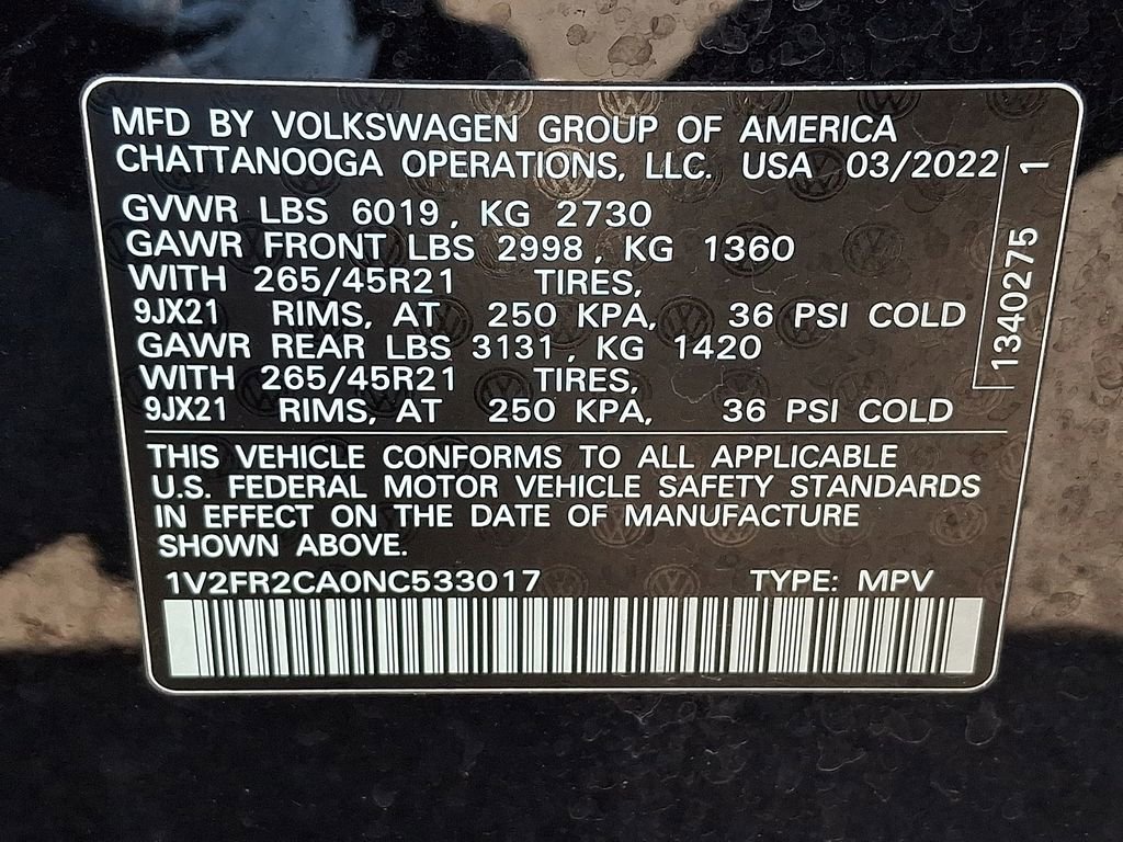 Used 2022 Volkswagen Atlas SEL Premium image 29