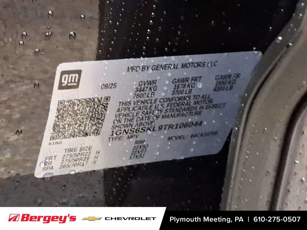 New 2026 Chevrolet Tahoe Premier AWD/4WD image 17