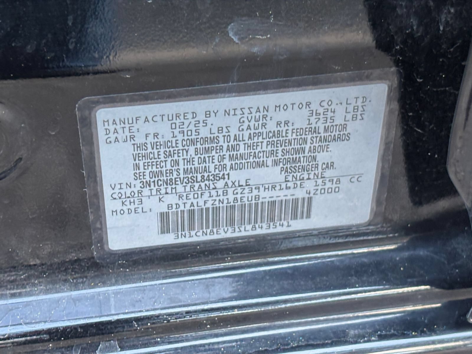 Used 2025 Nissan Versa SV FWD image 27