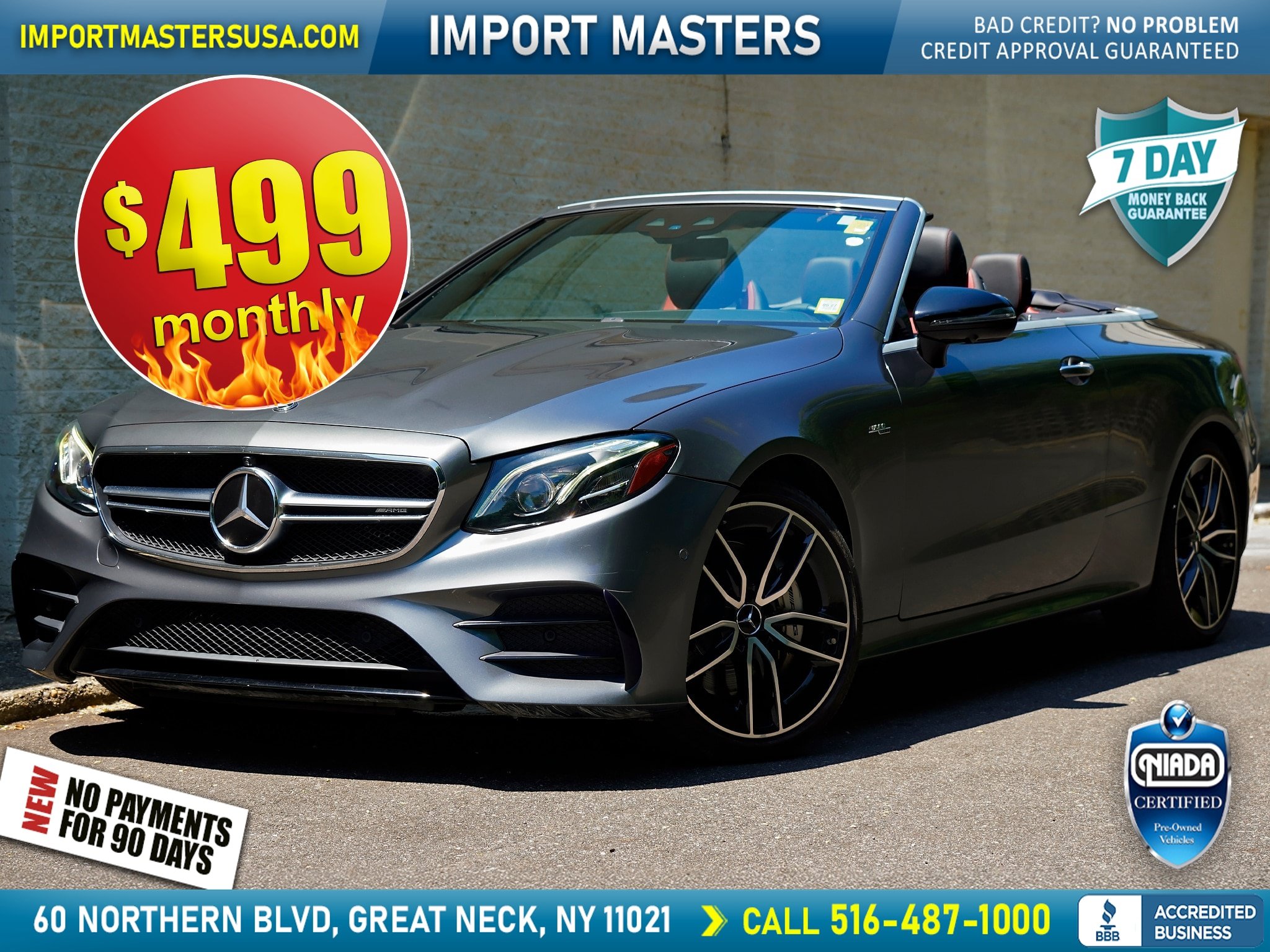 Used 2020 Mercedes-Benz E 53 AMG 4MATIC Cabriolet image 1