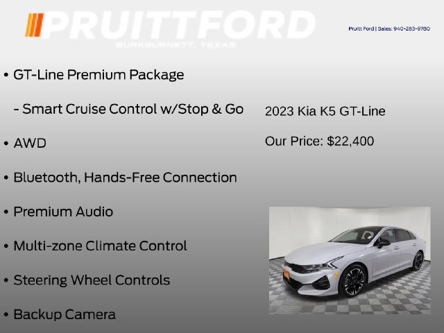 Used 2023 Kia K5 GT-Line AWD/4WD image 13