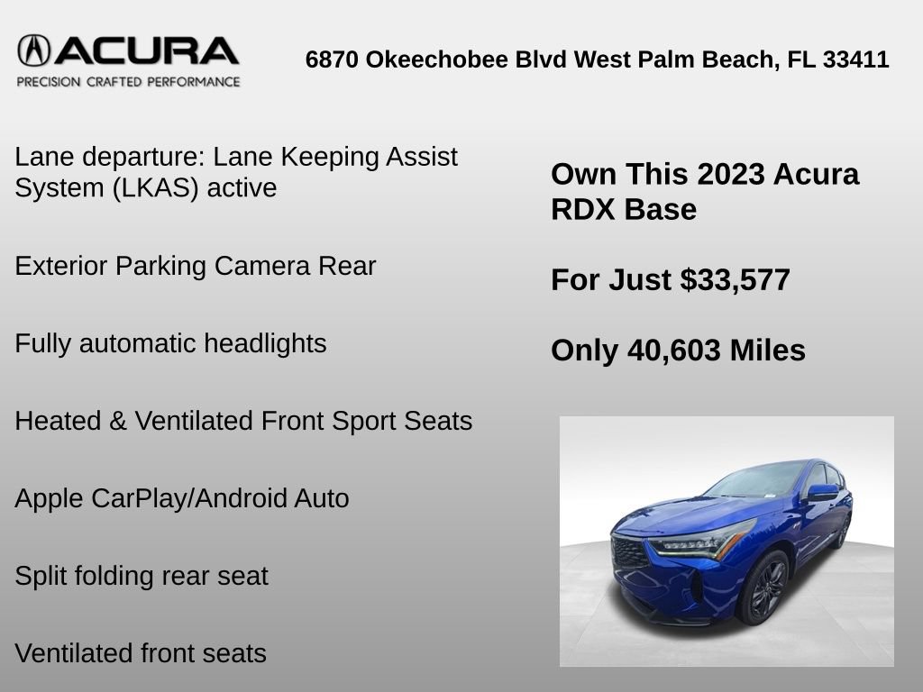 Used 2023 Acura RDX A-Spec FWD image 12
