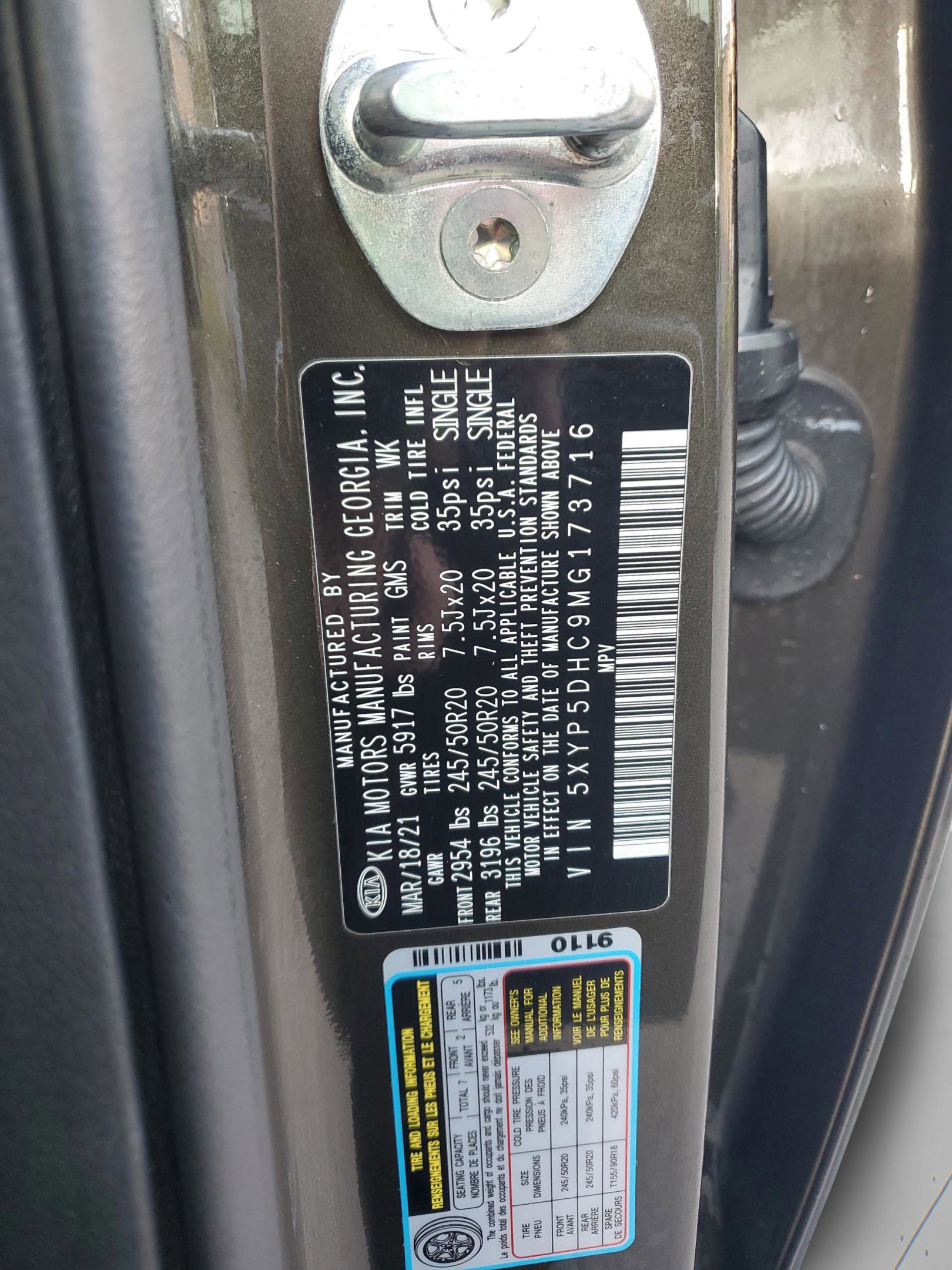 Certified 2021 Kia Telluride SX AWD/4WD image 33