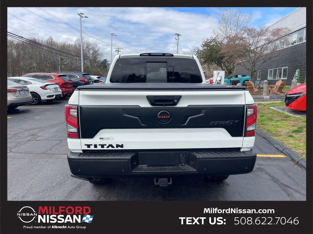 Used 2020 Nissan Titan PRO-4X w/ Pro-4x Utility Package AWD/4WD image 4