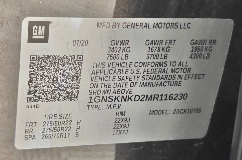 Used 2021 Chevrolet Tahoe LT w/ LT Signature Package image 82