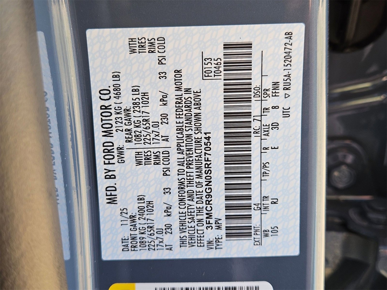 New 2025 Ford Bronco Sport Heritage w/ Convenience Package image 22