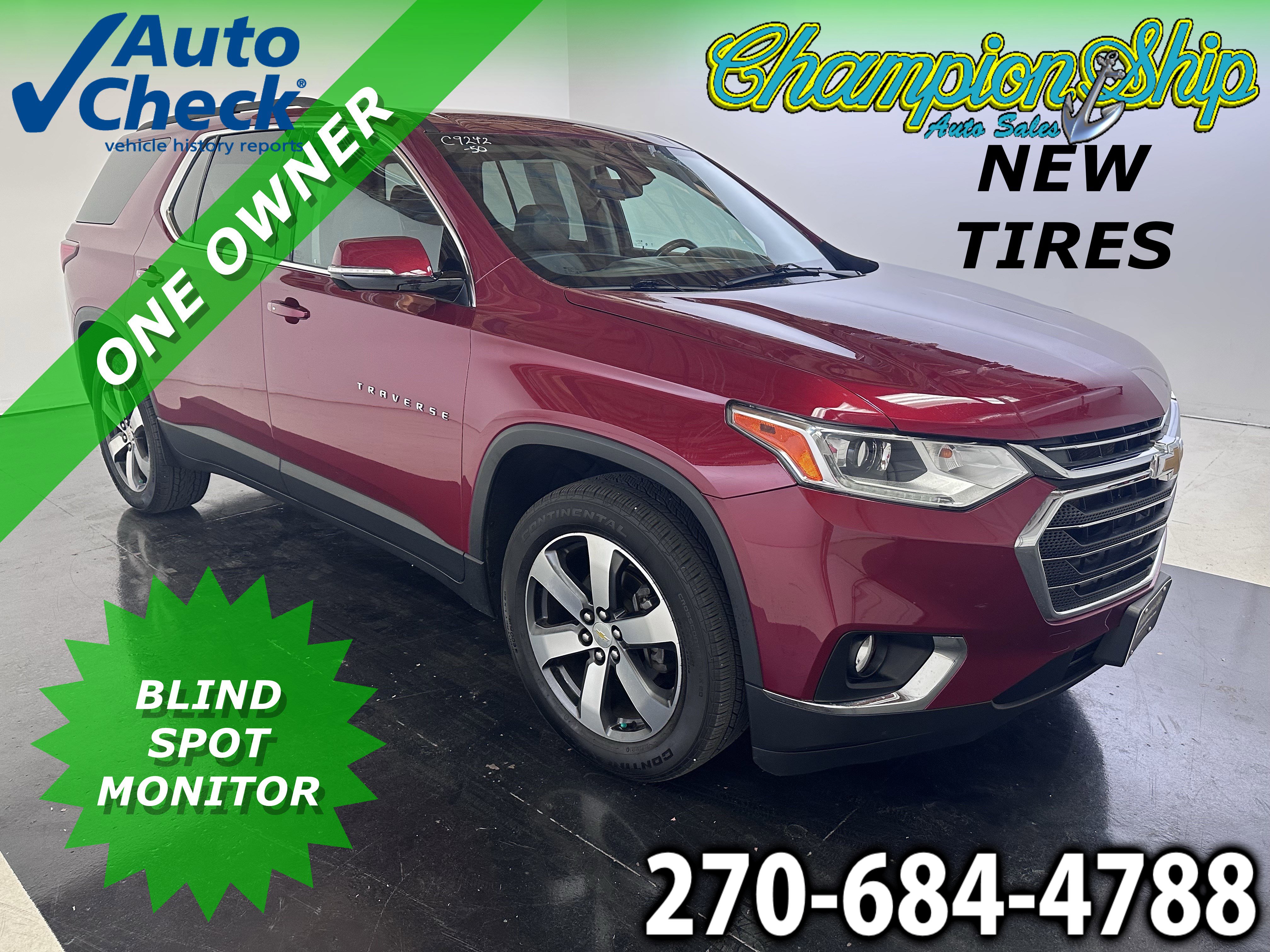 Used 2020 Chevrolet Traverse LT w/ LT Premium Package FWD image 1