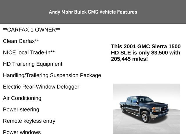 Used 2001 GMC Sierra 1500 SLE w/ SLT Marketing Option Pkg image 4