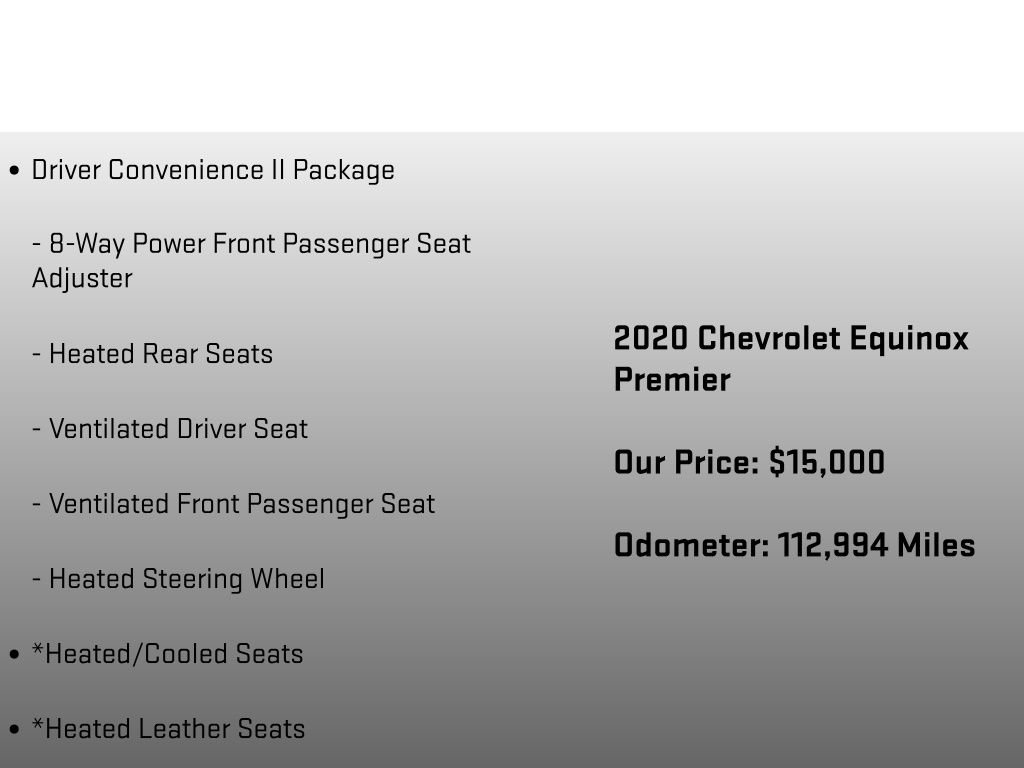 Used 2020 Chevrolet Equinox Premier AWD/4WD image 12