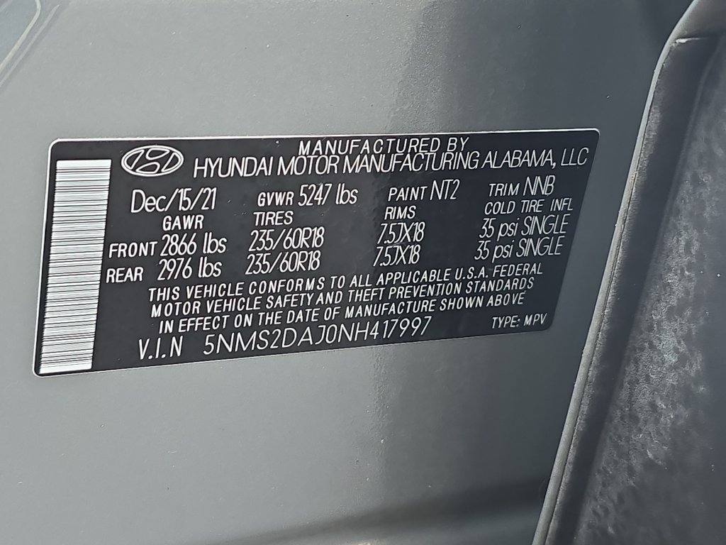 Used 2022 Hyundai Santa Fe SEL AWD/4WD image 36