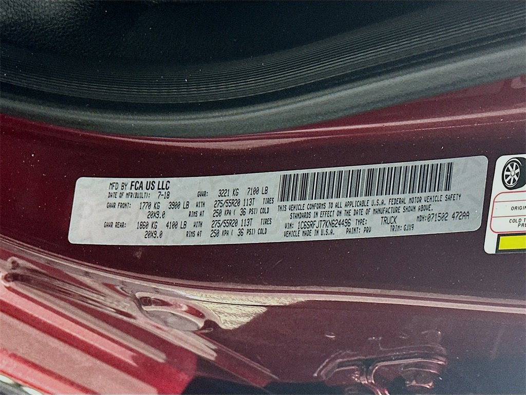 Used 2019 RAM 1500 Laramie image 35