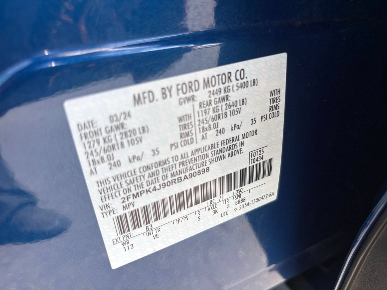 Used 2024 Ford Edge SEL AWD/4WD image 30