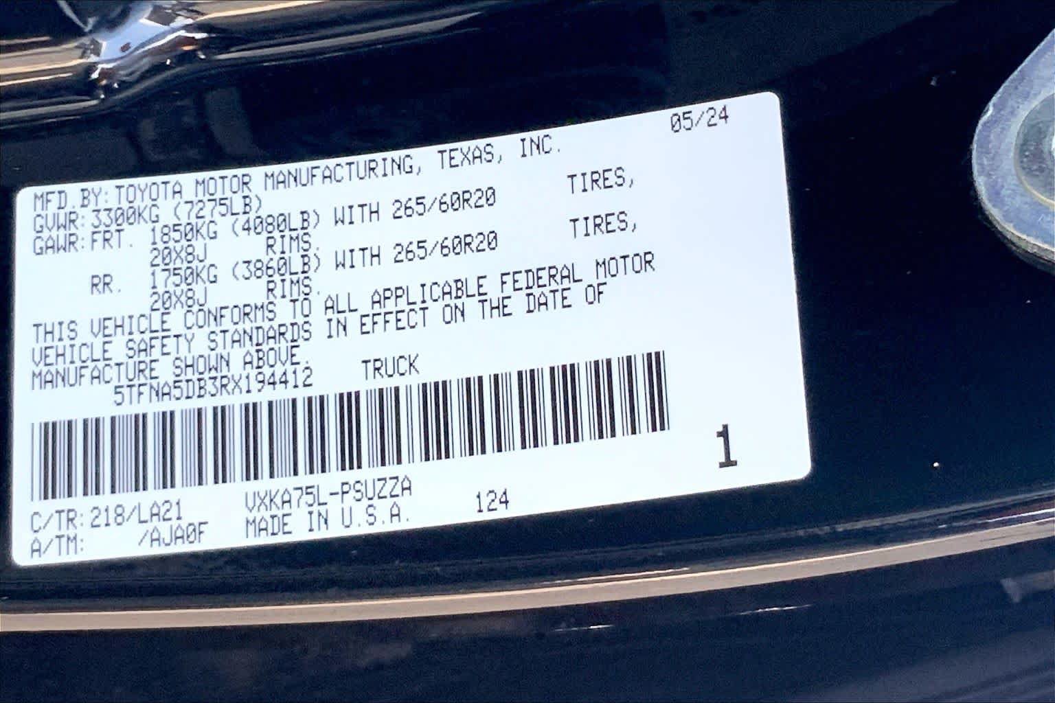 Used 2024 Toyota Tundra Platinum AWD/4WD image 37