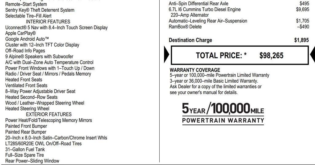 Used 2023 RAM 2500 Limited image 18