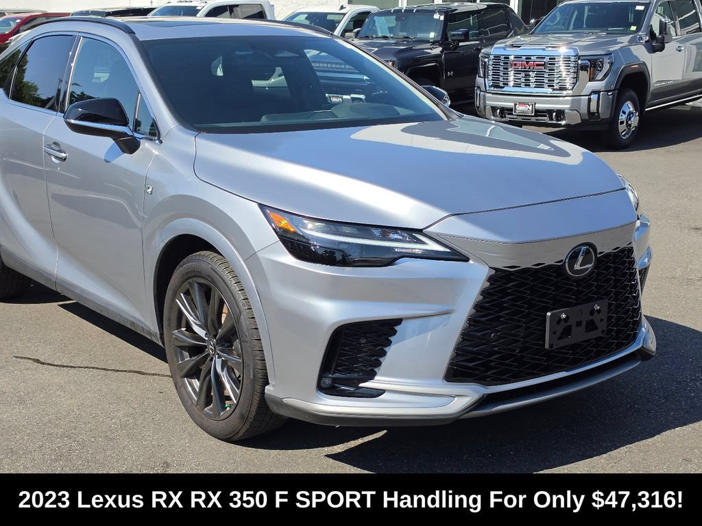 Used 2023 Lexus RX 350 F Sport w/ Accessory Package (K3) AWD/4WD video 2