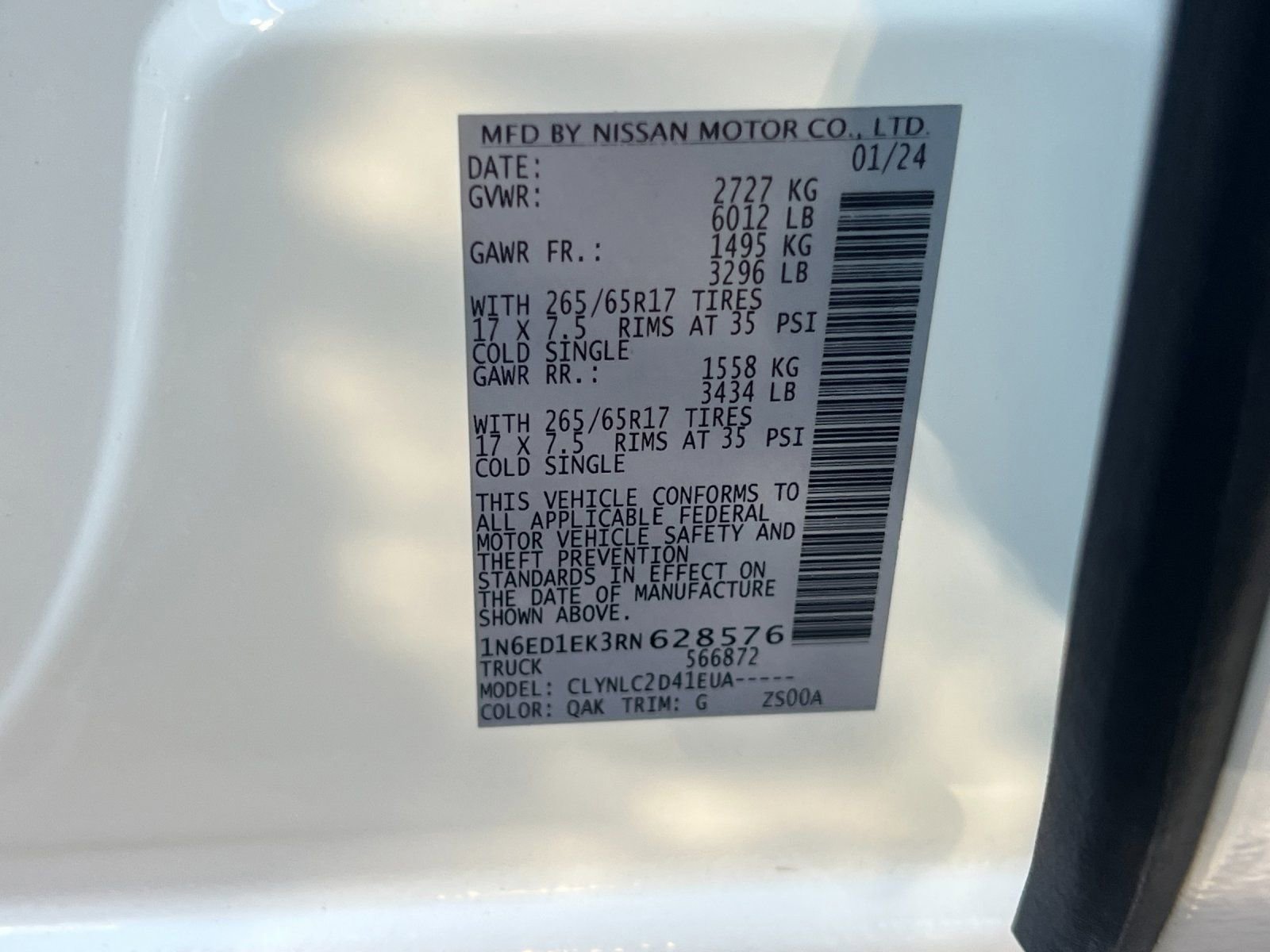 Used 2024 Nissan Frontier SV w/ SV Convenience Package image 27