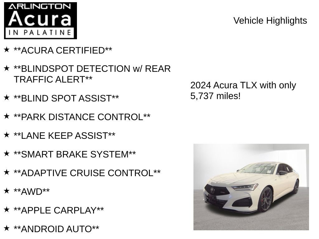 Used 2024 Acura TLX Type S AWD/4WD image 7