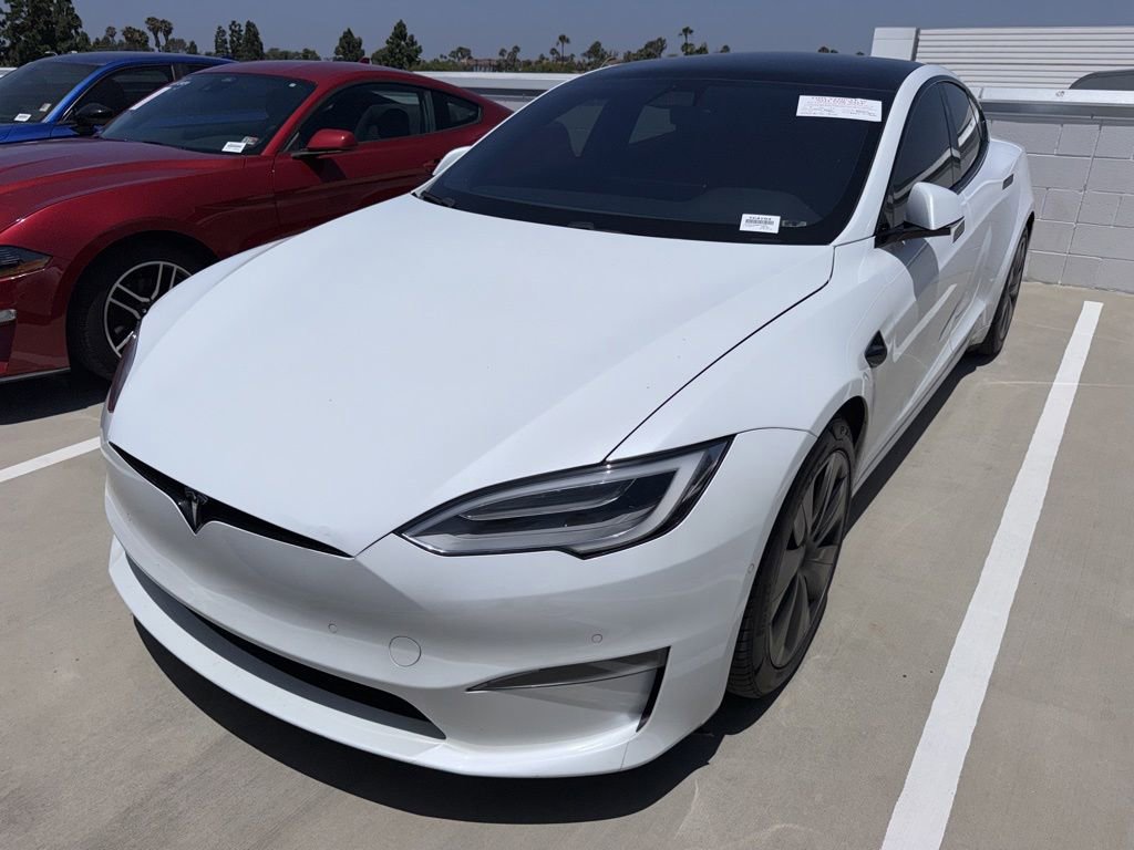 Used 2021 Tesla Model S Plaid AWD/4WD image 2