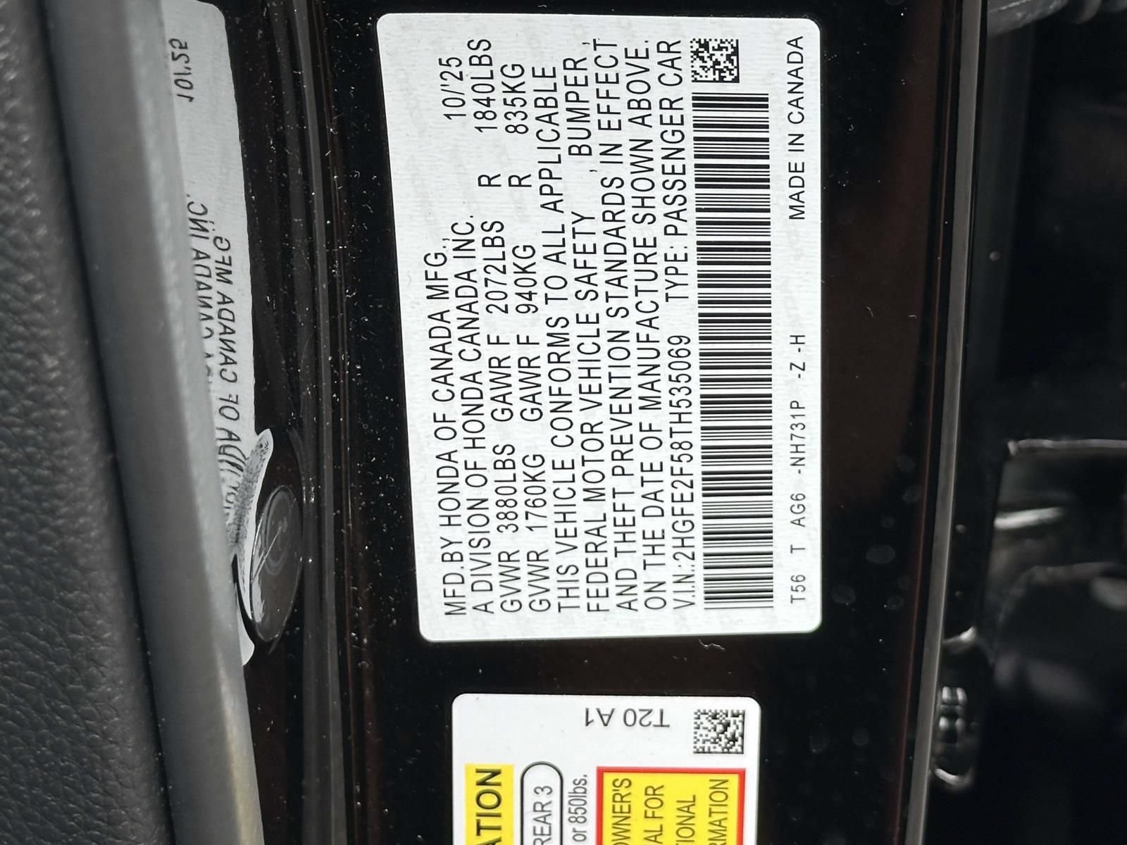 Used 2026 Honda Civic Sport image 30