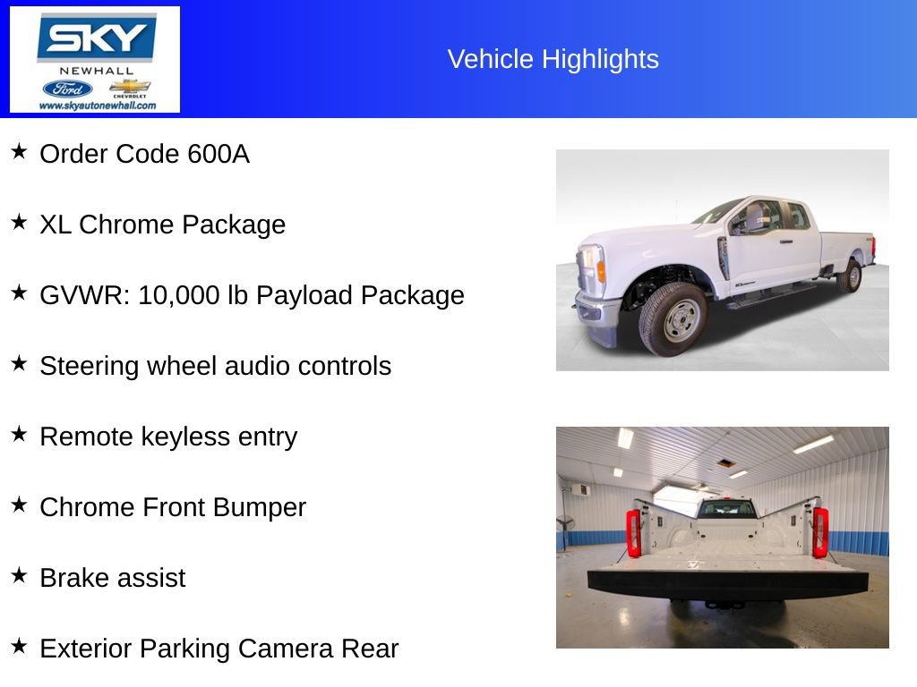 New 2025 Ford F250 XL w/ XL Chrome Package image 12