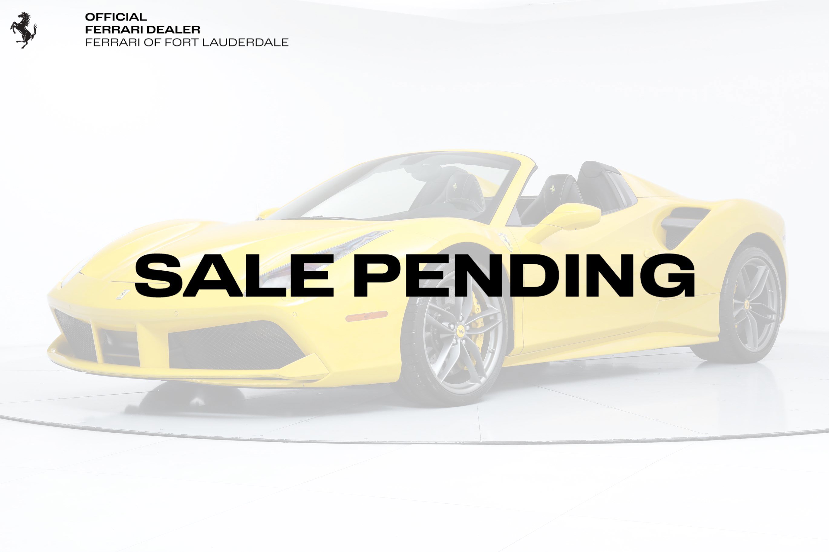 Certified 2019 Ferrari 488 Spider